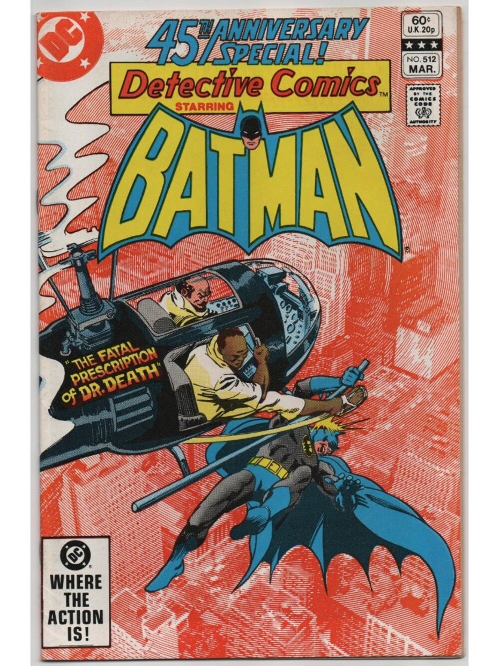 Detective Comics 512 DC Comics 1982 FN+ 6.5 45th Anniversary Batman Direct